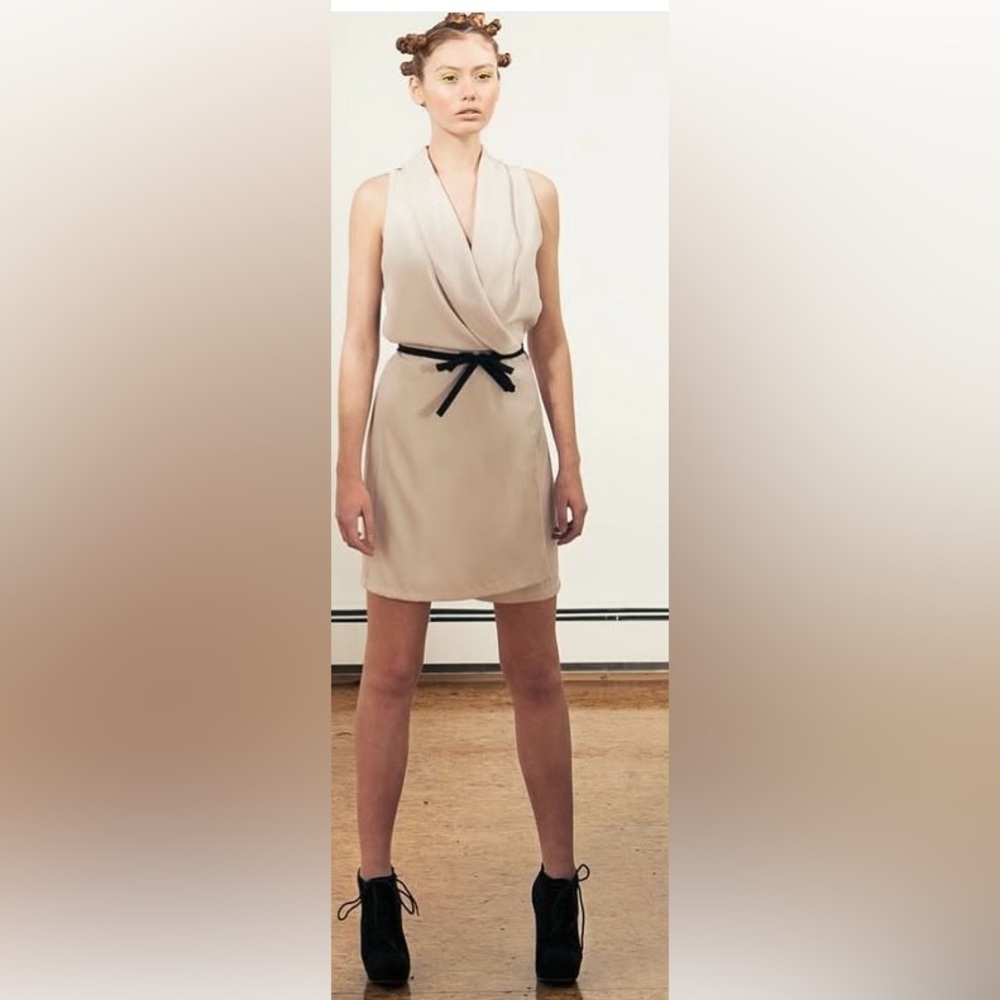 Unique Sleeveless Wrap Dress - made in Canada!